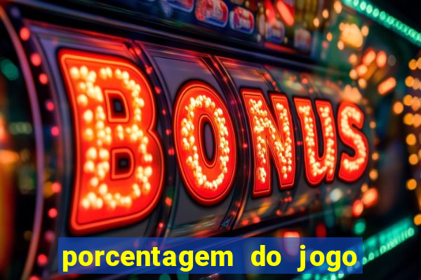 porcentagem do jogo fortune tiger